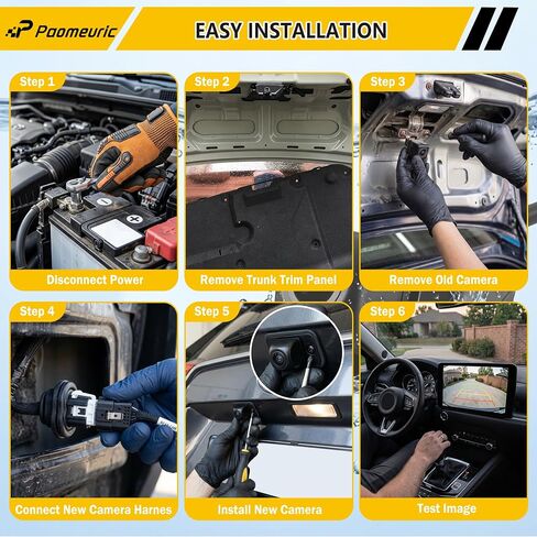84062896 Rear View Backup Camera Compatible with Chevy Silverado 1500 2500 3500 2016-2019 for GMC Sierra 1500 2500 3500 2016-2019 Reverse Park Assist Rearview Camera Replaces 23363727 84032513 PAC100 in Saudi Arabia