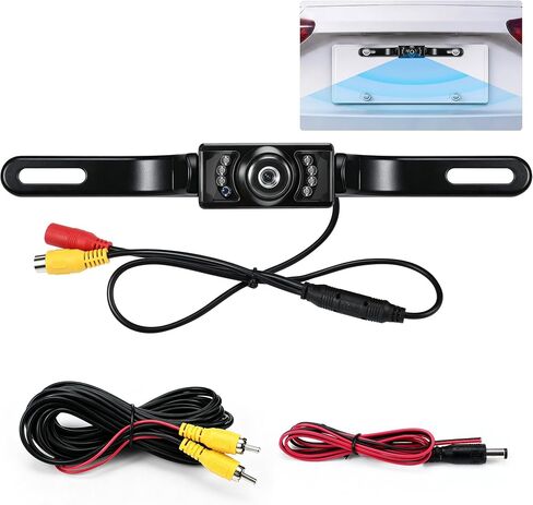License Plate Backup Camera, Rear Camera with Clear Images in Kuwait