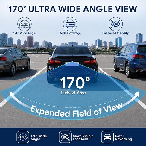License Plate Backup Camera, Rear Camera with Clear Images in Kuwait