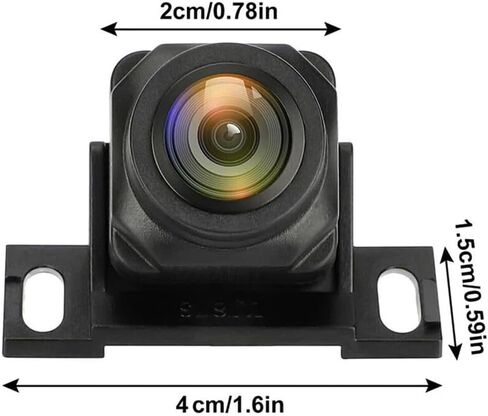 Car Backup Camera - Wide Angle Waterproof Rear View Camera for Vehicles 12-24V - Parking Reverse Assist for Truck, SUV, RV, Pickup - Universal Fit - RCA Video Cable in Saudi Arabia