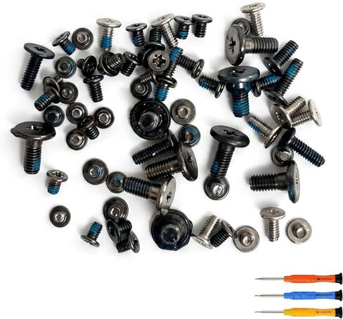 Full Screw Set Replacement for iPad 6 6th Gen 9.7 Inch 2018 - Complete Internal Screws Repair Kit with 3 Professional Screwdrivers - Compatible with Model A1893 A1954 in Saudi Arabia