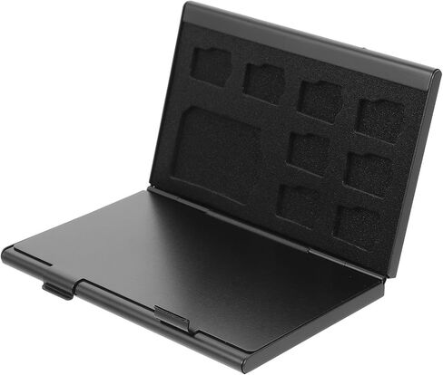 Mini Memory Card Carrying Case with Pp Shell Black in Saudi Arabia