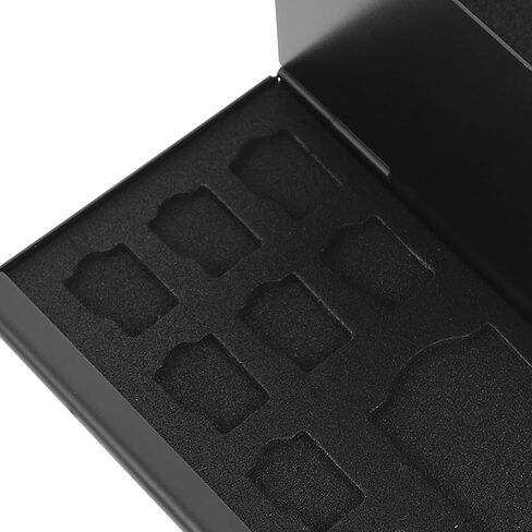 Mini Memory Card Carrying Case with Pp Shell Black in Saudi Arabia
