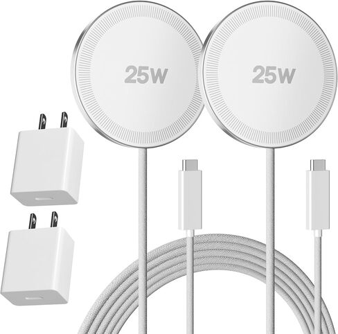MagSafe 25W Wireless Charger for Apple Magnetic Fast Charging Pad in Kuwait