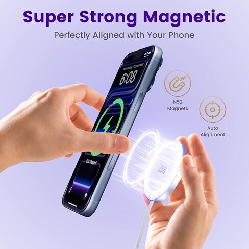 MagSafe 25W Wireless Charger for Apple Magnetic Fast Charging Pad in Kuwait