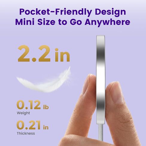 MagSafe 25W Wireless Charger for Apple Magnetic Fast Charging Pad in Kuwait