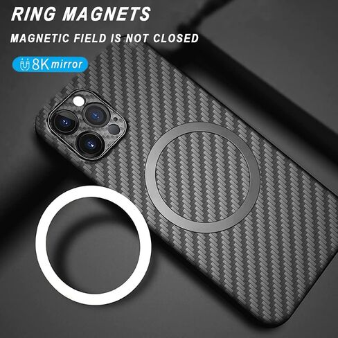 12 Pieces Magnetic Wireless Charger Universal Metal Rings with Sticker, 6 Colors, Ultra Thin Metal Rings Compatible with MagSafe Wireless Charger Car Charger on Most Smartphone in Saudi Arabia