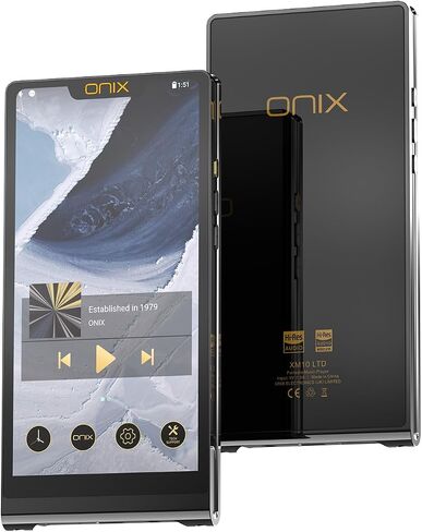 SHANLING Onix XM10 Ltd Portable Player+Leather Case,First High-End Android 13 DAP by Onix,Flagship,AK4191+AK4499EX DAC,Qualcomm 665 CPU, 6GB+128 GB,768 kHz/32 bit,DSD1024,877mW@32Ω,6-in Screen in Saudi Arabia