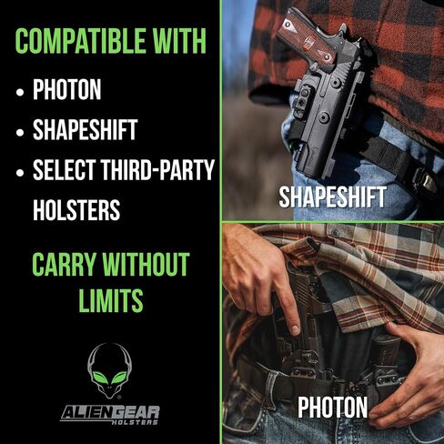 محول Alien Gear Rapid Force متعدد الحافظة - يحول الفوتون وShapeShift وحافظات الطرف الثالث إلى Rapid Force QDS - متوافق مع منصات الساق الساقطة والحزام والمجداف والمولي in Kuwait