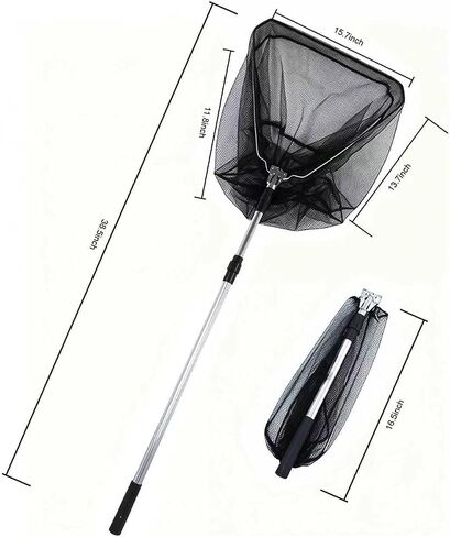 Telescopic Fishing Net – Collapsible Dip Net for Minnows & Bait in Saudi Arabia