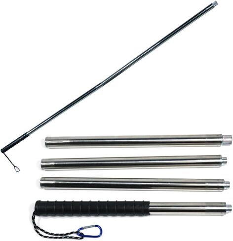 Fishing Landing Net Pole High-Load Stainless Steel Modular Fishing Rod with 10mm Threaded Connectors in Kuwait