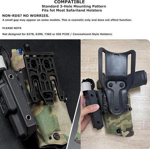 Tourniquet Holder for Gun Holster, Tactical TQ Holster w/QLS Adapter Mount, Fits 3-Hole Pattern & QLS Platforms, Police Gear in Kuwait