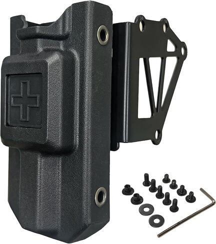 Tourniquet Holder for Gun Holster, Tactical TQ Holster w/QLS Adapter Mount, Fits 3-Hole Pattern & QLS Platforms, Police Gear in Kuwait