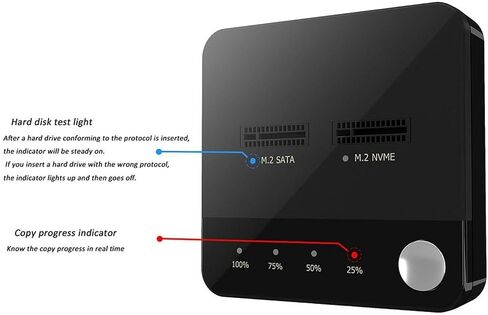 M.2 SATA M.2 NVMe ناسخة التوصيل والتخزين in Kuwait