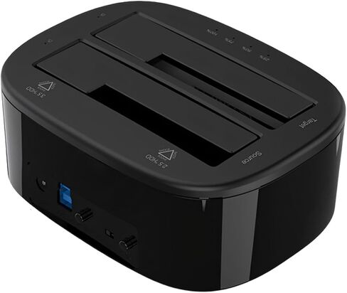 Plastics Hard Drive Dock with Wide Compatibility and Efficient Cooling External Storage Base for Home Use USB Docking Station in Kuwait