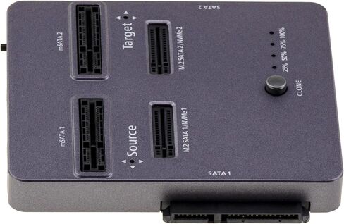 Kalea-INFORMATIQUE Hard Drive and SSD Copier - Supports SATA, mSATA, M.2 SATA and M.2 NVMe, Multistandard Cloning Station and 20Gbps Dock in Saudi Arabia