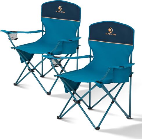 ALPHA CAMP Folding Camping Chair for Adults Lawn Chair for Camping Outdoor in Saudi Arabia