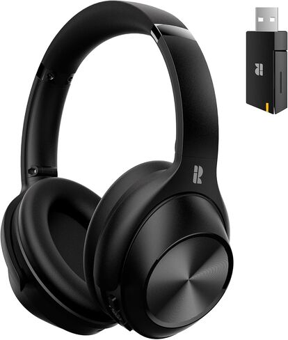 Calmbee Hybrid Active Noise Cancelling Headphones, Bluetooth 5.4 Headphones Wireless Over Ear with Mic for Clear Calls, Hi-Res Audio, 90H Playtime, Transparency, Deep Bass, Dongle Connect, Custom App in Saudi Arabia