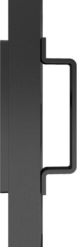 30 in. x 84 in. 3/4 Lites Frosted Glass Black Steel Frame Interior Barn Door with Sliding Hardware Kit and Door Handle in Kuwait