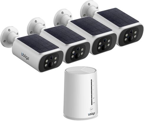 4MP Solar Security Cameras Wireless Outdoor, No Subscription in Kuwait