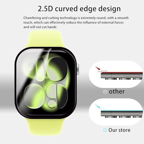 Tempered Glass Film For Apple Watch series 11（2025） 42mm Screen Protector 2-Pack in Kuwait