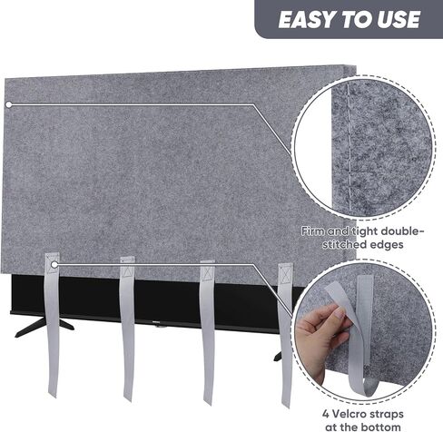TV Cover for Moving & Packing 60"-65" Felt Flat Screens TV Wrap Protector in Kuwait