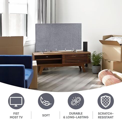 TV Cover for Moving & Packing 60"-65" Felt Flat Screens TV Wrap Protector in Kuwait