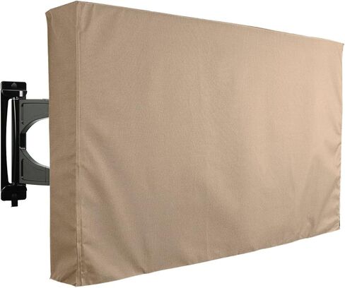 Outdoor TV Cover Brown- Universal Weatherproof Protector for 65-70 Inch TV - Fits Most Mounts & Brackets in Kuwait