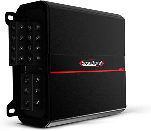 مكبر صوت للسيارة SoundDigital USA XP 2400.4 4 أوم ذو 4 قنوات، طاقة قصوى 2400 وات، أحدث طراز in Kuwait