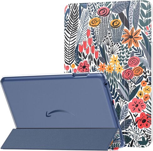 MoKo Trifold Stand Case Fits 8" Kindle Fire HD 8 & 8 Plus,Rose Gold in Saudi Arabia