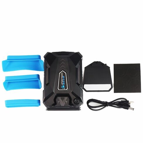Laptop Cooling Fan 175mm – Adjustable Speed USB Vacuum Radiator for Laptop Heat Protection, Compact Air Extracting Design with Silicone Case in Saudi Arabia