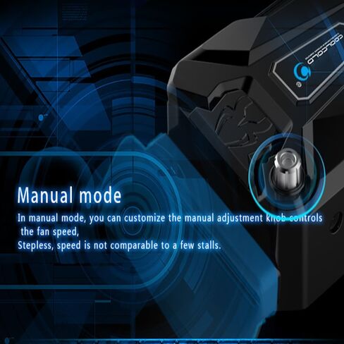 Laptop Cooling Fan 175mm – Adjustable Speed USB Vacuum Radiator for Laptop Heat Protection, Compact Air Extracting Design with Silicone Case in Saudi Arabia