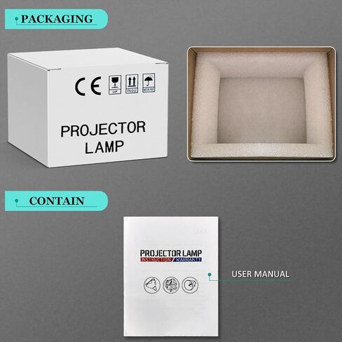 GOLDENRIVER Premium Quality LU-12VPS1 Replacement Projector Lamp with Housing Compatible with Marantz VP12S1 VP12S2 VP12S2L VP16S2 in Saudi Arabia