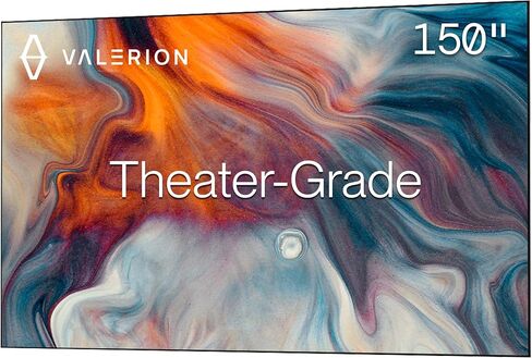 AWOL Valerion 120" Fixed Frame Projector Screen, 1.3 dB Gain, 80% PQE, 4K/8K Ultra HD, 3D Wall Mount Projector Screen, Works with Long Throw, Short Throw & Ultra Short Throw Projectors in Saudi Arabia