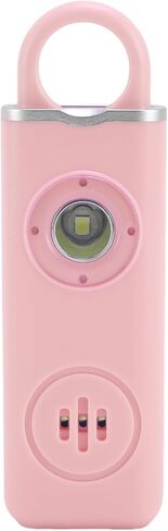 Zopsc Personal Safety Alarm for Women, 130DB Loud Sound Water Proof Emergency Safe Alarm Protection Keychain with Strobe Light for Seniors College Girls (Black) in Saudi Arabia