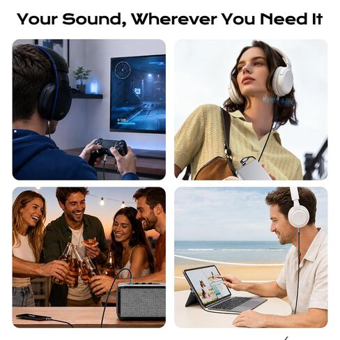 كابل USB C دوار 540 درجة إلى كابل AUX 3.5 ملم للسيارة بطول 3.3 قدم، من النوع C إلى كابل الصوت in Kuwait