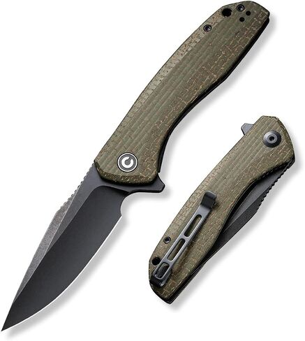 CIVIVI Baklash Folding Pocket Knife, 3.5" Blade G10 Handle C801H in Saudi Arabia