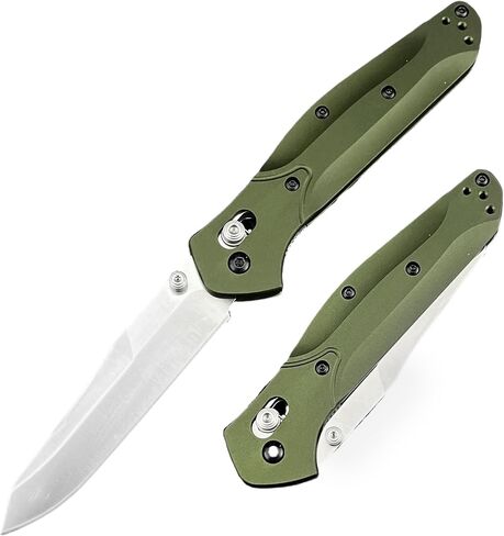 3.14 Inches D2 Steel Blade & Aluminum Handle, Thumb Stud Manual Open Folding Knife, EDC Suitable for Outdoor Camping, Hiking and Adventure, with Shoulder Straps Pocket Knife in Saudi Arabia