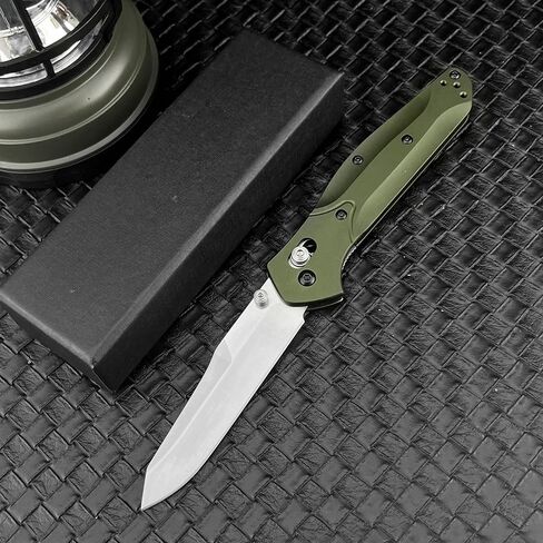 3.14 Inches D2 Steel Blade & Aluminum Handle, Thumb Stud Manual Open Folding Knife, EDC Suitable for Outdoor Camping, Hiking and Adventure, with Shoulder Straps Pocket Knife in Saudi Arabia