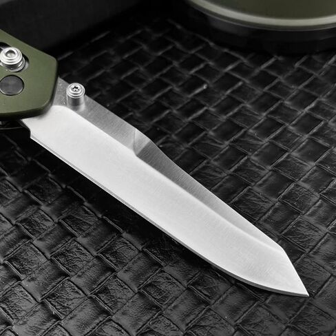 3.14 Inches D2 Steel Blade & Aluminum Handle, Thumb Stud Manual Open Folding Knife, EDC Suitable for Outdoor Camping, Hiking and Adventure, with Shoulder Straps Pocket Knife in Saudi Arabia