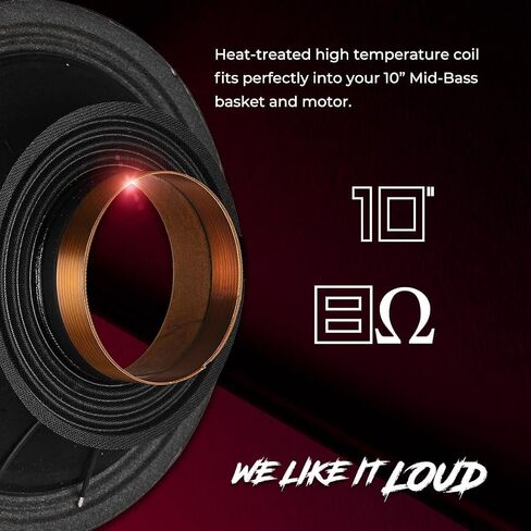 DS18 Recone Kit 10XL1400MB-8RCK Mid Bass - Original Replacement Recone Kit for 10" Loudspeaker 8 Ohm in Saudi Arabia