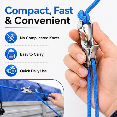 6-Pack Paracord Adjusters,Rope Tightening Tool & Tensioner,Rope with Roller Tensioner Heavy-Duty Tie Down for Camping, Tarps, Guy Lines, Boating & Outdoor Gear in Saudi Arabia