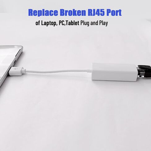 USB to Ethernet Adapter, Megabit Ethernet to USB Adapter for TV, Laptop in Kuwait
