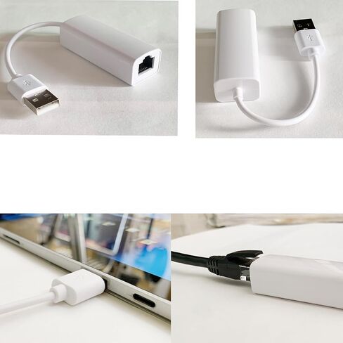 USB to Ethernet Adapter, Megabit Ethernet to USB Adapter for TV, Laptop in Kuwait