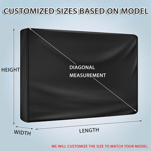 Outdoor TV Cover for Sylvox Deck Series 32" 2019–pr, Custom Fit for Outdoor TVs, Heavy Duty Patio TV Cover Dust Water Resistant for Outside Flat Screen Television in Saudi Arabia