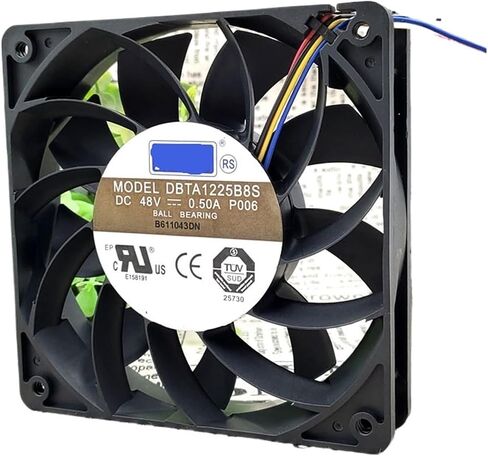 DBTA1225B8S 48V 0.50A 4 أسلاك 12025 120 * 25 مم 12 سم مروحة تبريد in Kuwait