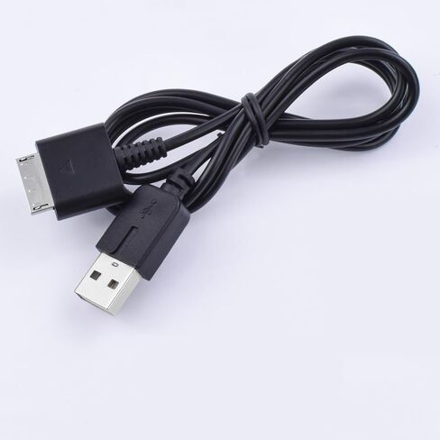 Saipomor PSP Go Charger Cable, 2-in-1 USB Data Sync & Charging Cord for Sony PSP Go, Replacement USB 2.0 Transfer & Power Cable, 3.3FT in Saudi Arabia
