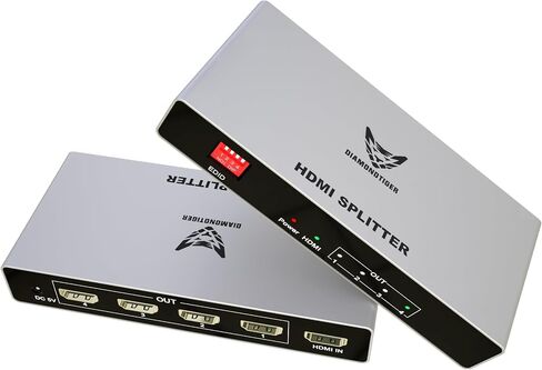 8 Port 4K@60Hz HDMI Splitter 1 in 8 Out Hub PS5 TV Projector in Saudi Arabia