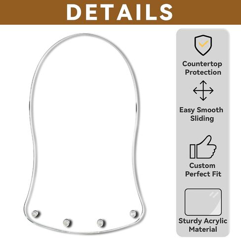 Acrylic Tray for KitchenAid Stand Mixers 4.5Qt–5Qt, KitchenAid Accessories in Kuwait