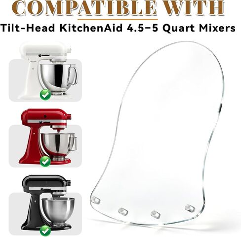 Acrylic Tray for KitchenAid Stand Mixers 4.5Qt–5Qt, KitchenAid Accessories in Kuwait